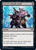 2022 Magic: The Gathering: Kamigawa: Neon Dynasty (NEO) - You Are Already Dead (#129, Common) (, Near Mint)