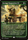 2022 Magic: The Gathering: Kamigawa: Neon Dynasty (NEO) - March of Burgeoning Life Showcase (#393, Rare) (, Near Mint)