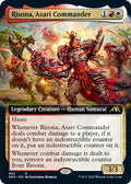 2022 Magic: The Gathering: Kamigawa: Neon Dynasty (NEO) - Risona Asari Commander Extended Art (#492, Rare) (, Near Mint)