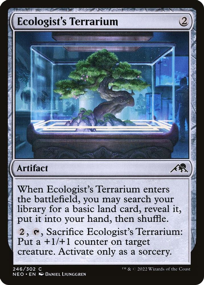 2022 Magic: The Gathering: Kamigawa: Neon Dynasty (NEO) - Ecologists Terrarium (#246, Common) (Foil, Near Mint)