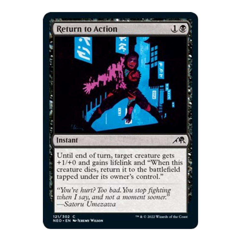 Return to Action - Kamigawa: Neon Dynasty () - Near Mint -