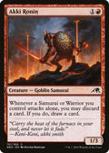 2022 Magic: The Gathering: Kamigawa: Neon Dynasty (NEO) - Akki Ronin (#131, Common) (, Near Mint)