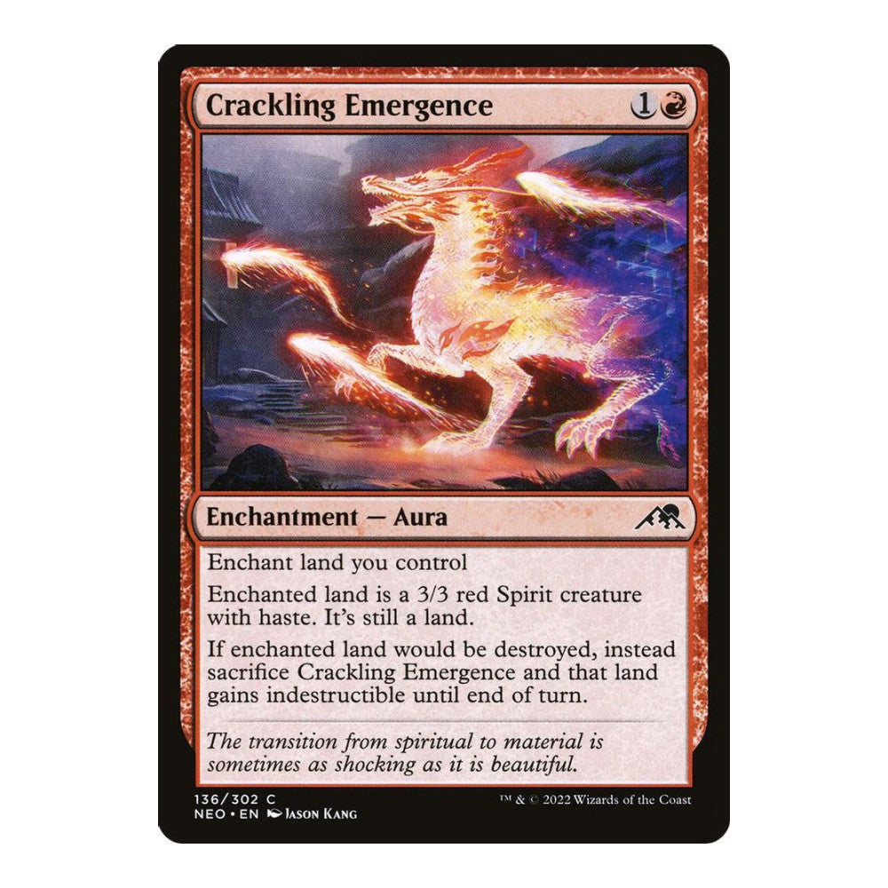 Crackling Emergence - Kamigawa: Neon Dynasty () - Near Mint -