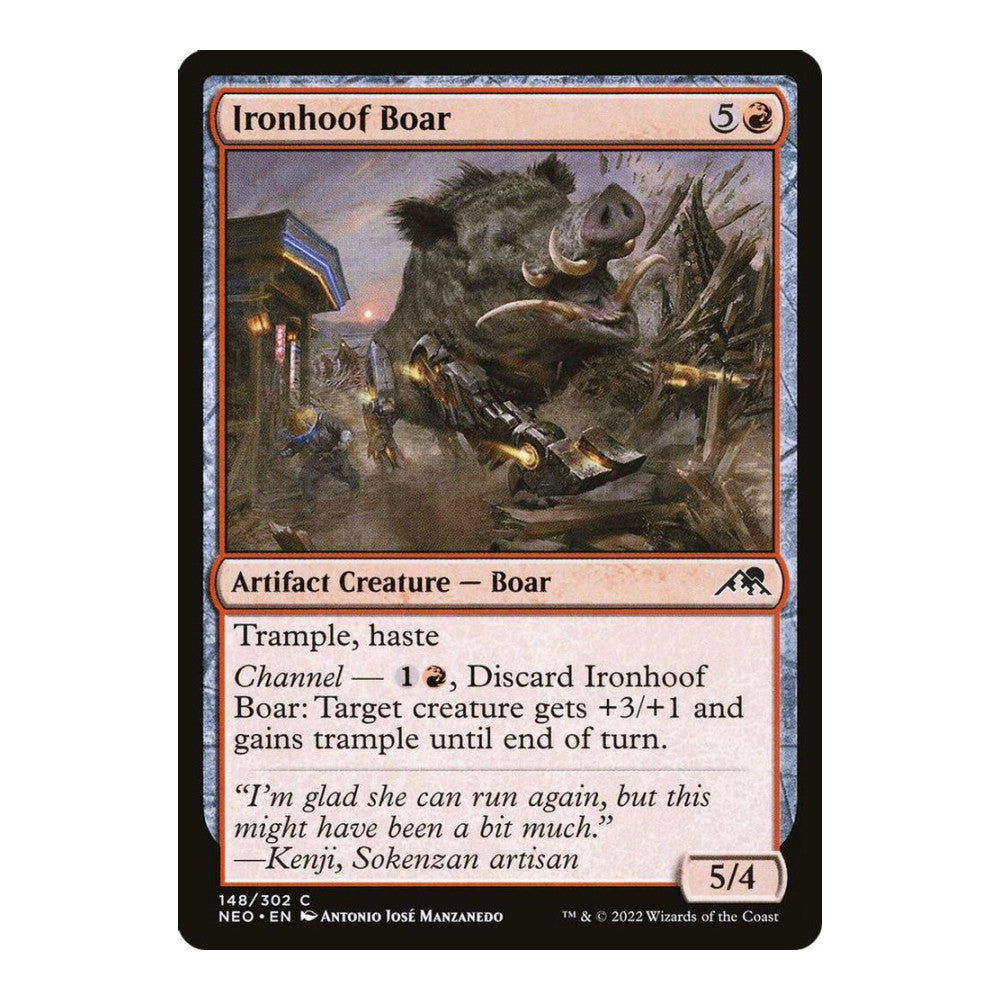 Ironhoof Boar - Kamigawa: Neon Dynasty () - Near Mint -