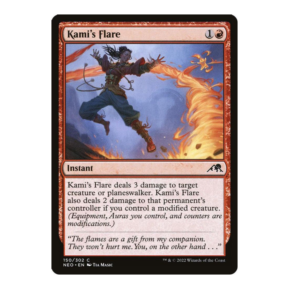 Kamis Flare - Kamigawa: Neon Dynasty () - Near Mint -