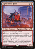 2022 Magic: The Gathering: Kamigawa: Neon Dynasty (NEO) - Ogre Head Helm (#155, Rare) (, Near Mint)