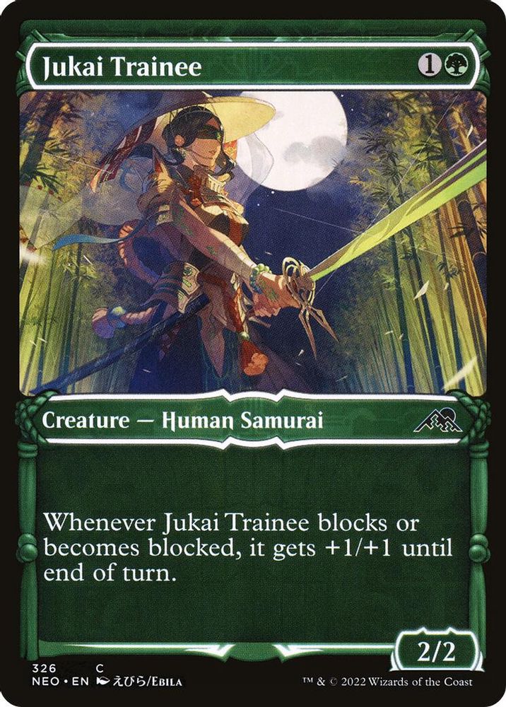 2022 Magic: The Gathering: Kamigawa: Neon Dynasty (NEO) - Jukai Trainee Showcase (#326, Common) (, Near Mint)