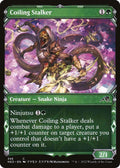 2022 Magic: The Gathering: Kamigawa: Neon Dynasty (NEO) - Coiling Stalker Showcase (#346, Common) (Foil, Near Mint)