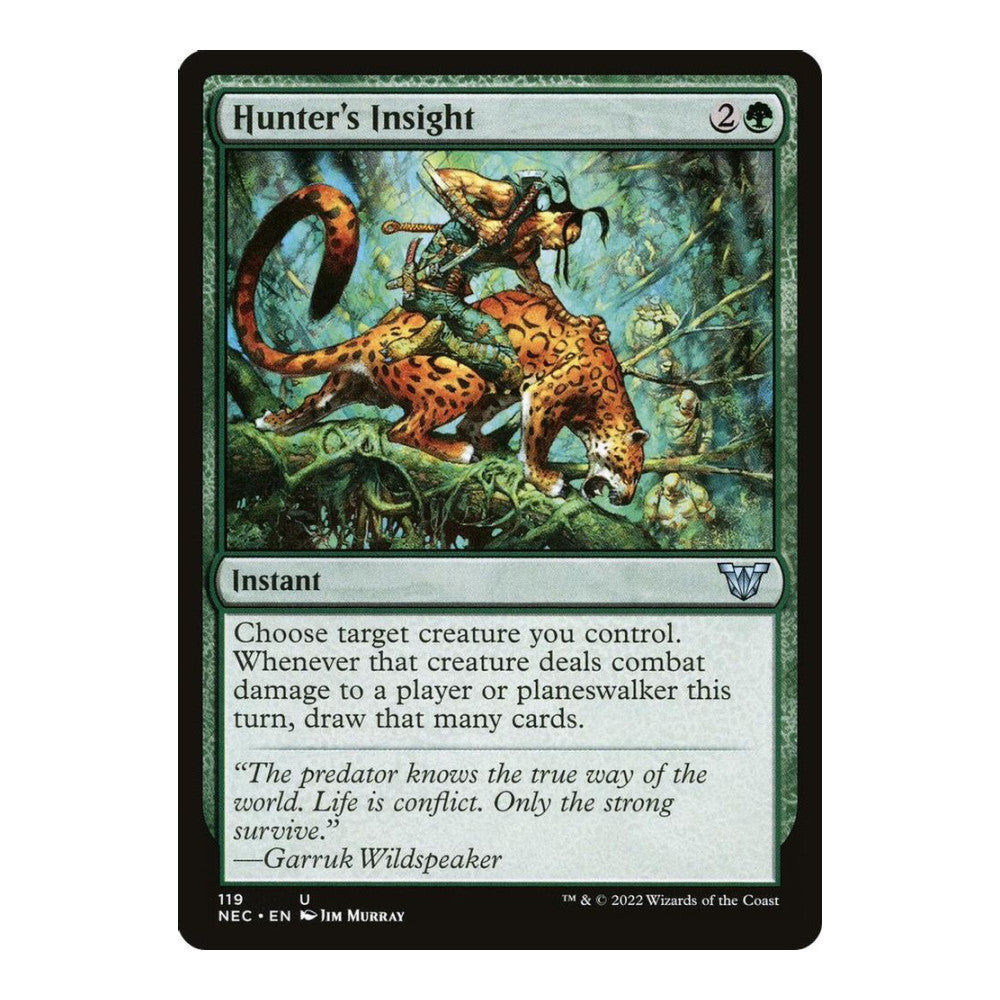 Hunters Insight - Commander: Kamigawa: Neon Dynasty () - Near Mint -