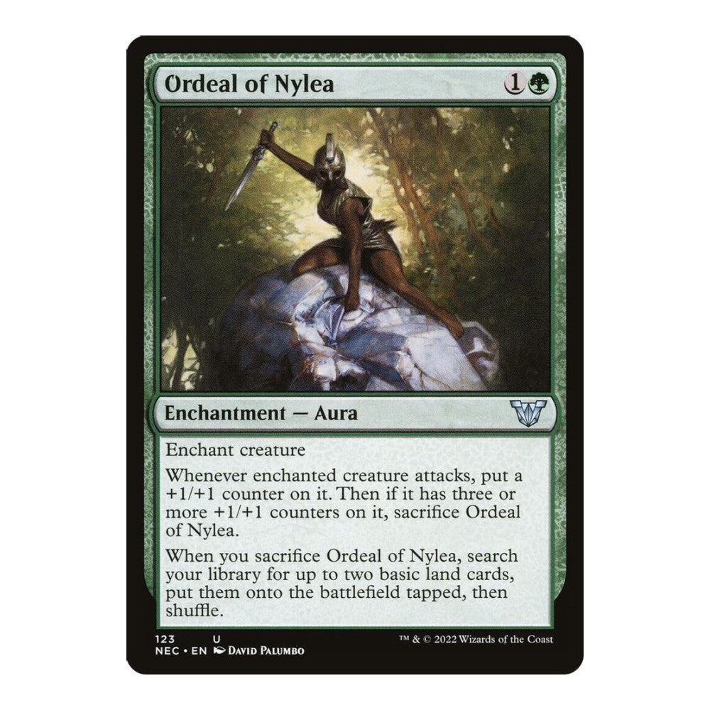 Ordeal of Nylea - Commander: Kamigawa: Neon Dynasty () - Near Mint -