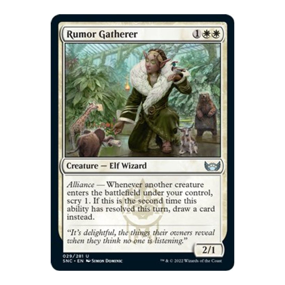 Rumor Gatherer - Streets of New Capenna (Foil) - Near Mint -