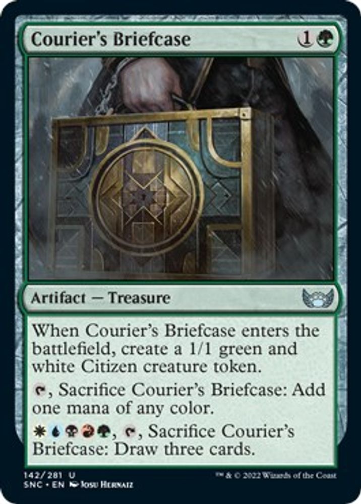 2022 Magic: The Gathering: Streets of New Capenna (SNC) - Couriers Briefcase (#142, Uncommon) (, Near Mint)