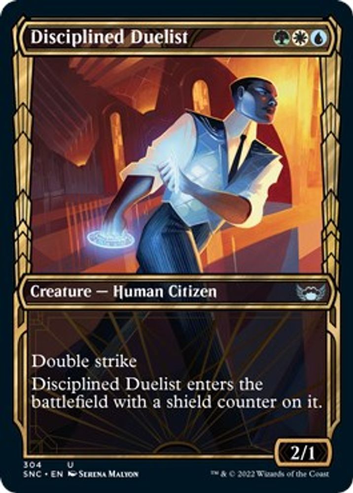 2022 Magic: The Gathering: Streets of New Capenna (SNC) - Disciplined Duelist Showcase (#304, Uncommon) (, Near Mint)