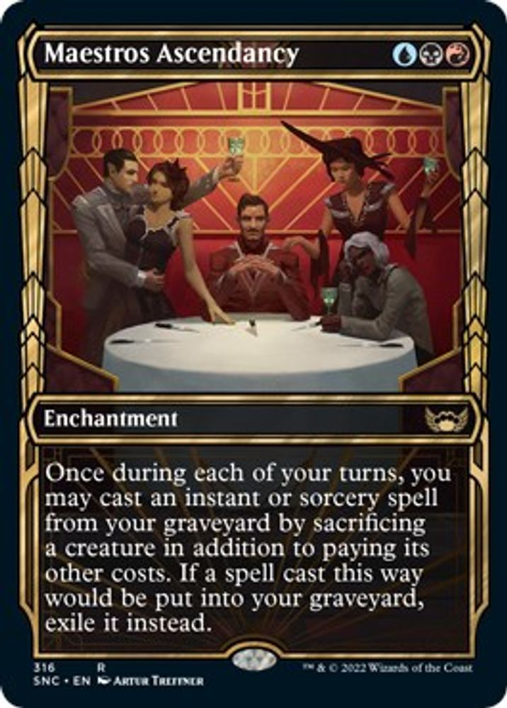 2022 Magic: The Gathering: Streets of New Capenna (SNC) - Maestros Ascendancy Showcase (#316, Rare) (, Near Mint)