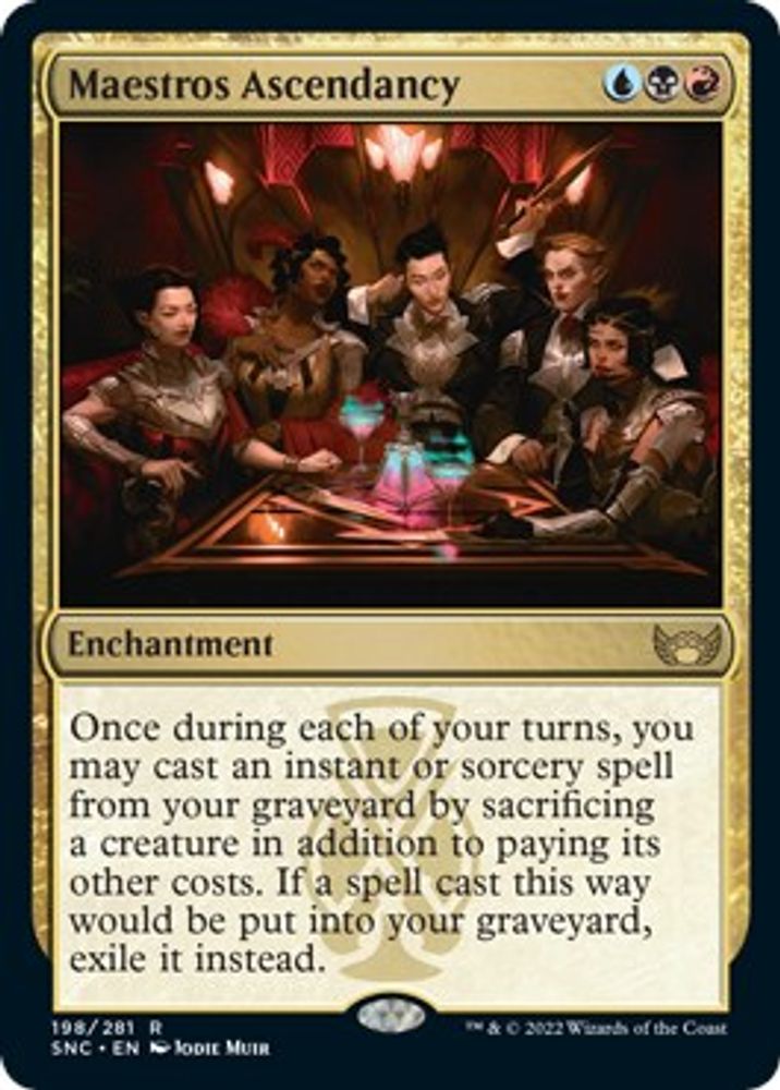 2022 Magic: The Gathering: Streets of New Capenna (SNC) - Maestros Ascendancy (#198, Rare)