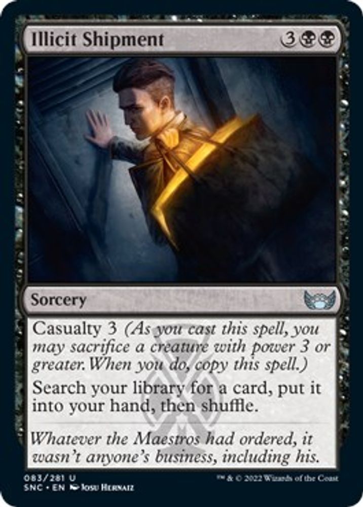 2022 Magic: The Gathering: Streets of New Capenna (SNC) - Illicit Shipment (#83, Uncommon) (, Near Mint)