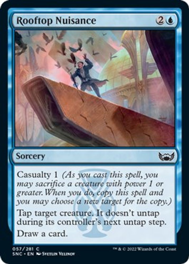 2022 Magic: The Gathering: Streets of New Capenna (SNC) - Rooftop Nuisance (#57, Common) (, Near Mint)