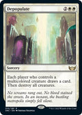 2022 Magic: The Gathering: Streets of New Capenna (SNC) - Depopulate (#10, Rare) (, Near Mint)