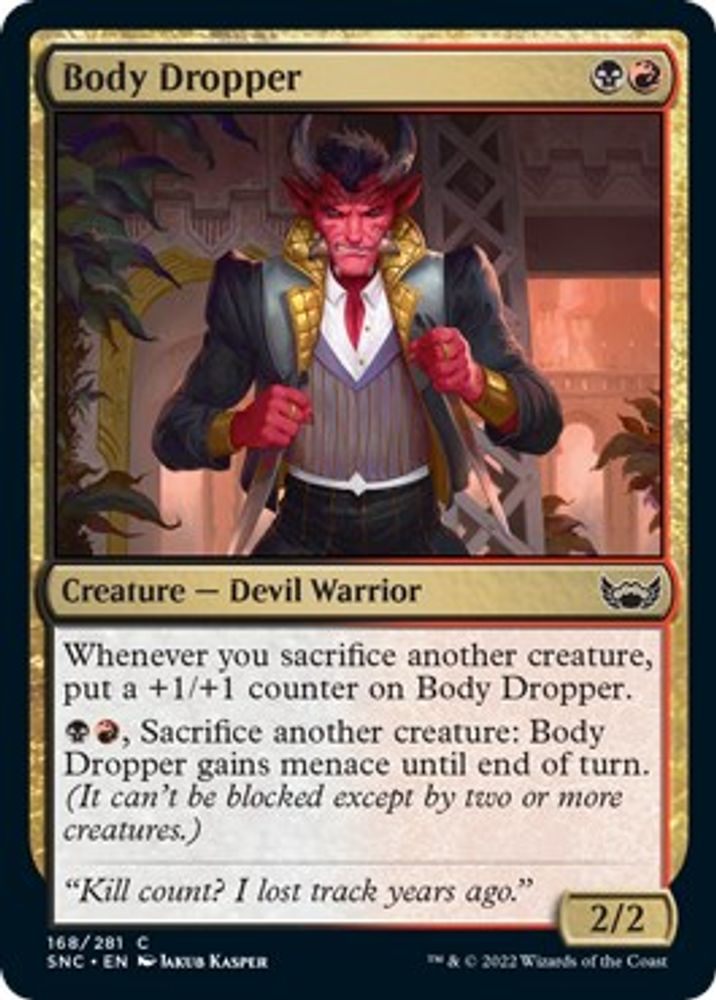 2022 Magic: The Gathering: Streets of New Capenna (SNC) - Body Dropper (#168, Common) (, Near Mint)