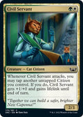 2022 Magic: The Gathering: Streets of New Capenna (SNC) - Civil Servant (#176, Common) (, Near Mint)