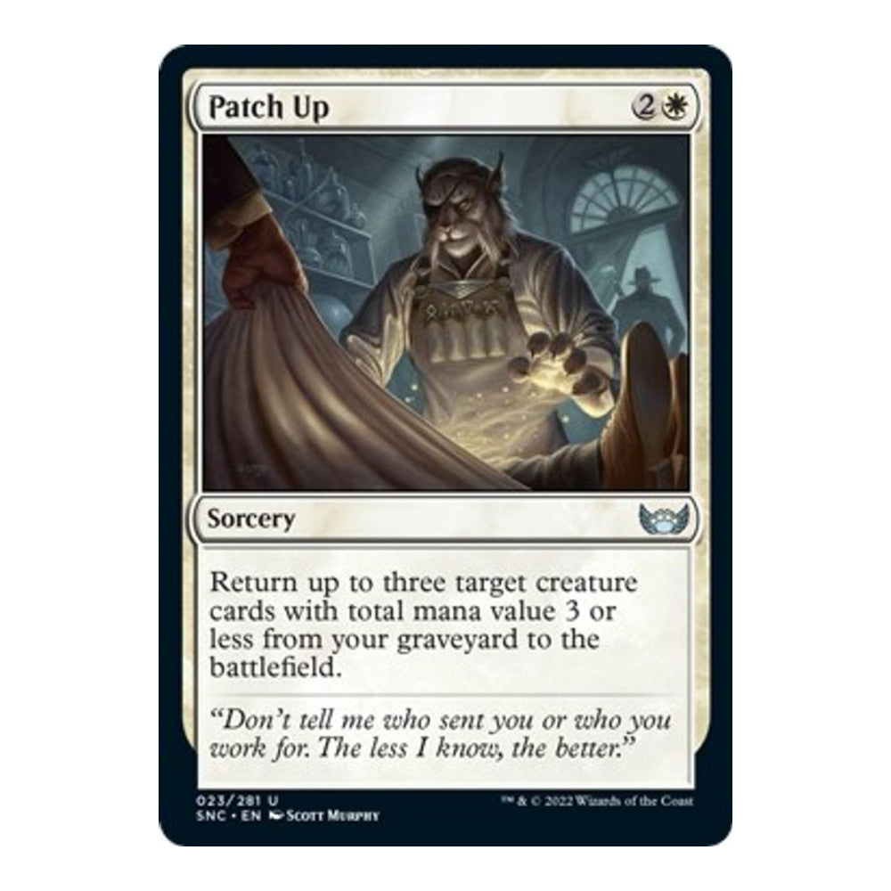 2022 Magic: The Gathering: Streets of New Capenna (SNC) - Patch Up (#23, Uncommon) (, Near Mint)