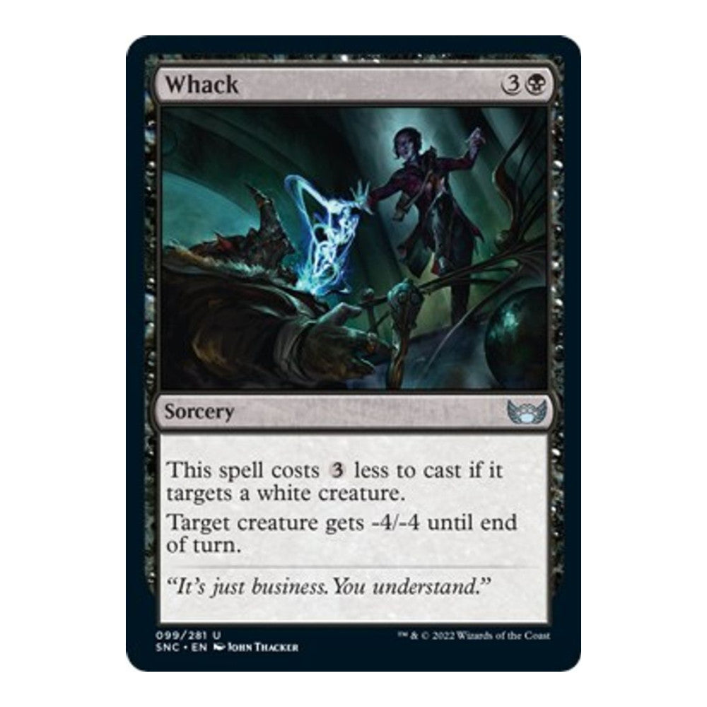 2022 Magic: The Gathering: Streets of New Capenna (SNC) - Whack (#99, Uncommon) (, Near Mint)