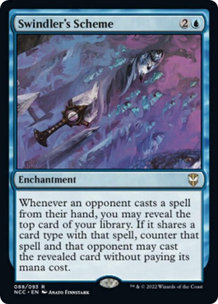2022 Magic: The Gathering: Commander: Streets of New Capenna (NCC) - Swindlers Scheme (#88, Rare)