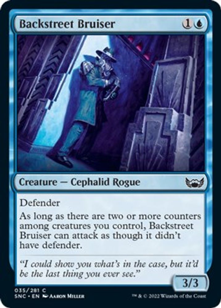 2022 Magic: The Gathering: Streets of New Capenna (SNC) - Backstreet Bruiser (#35, Common) (, Near Mint)