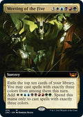 2022 Magic: The Gathering: Streets of New Capenna (SNC) - Meeting of the Five Extended Art (#436, Mythic Rare)