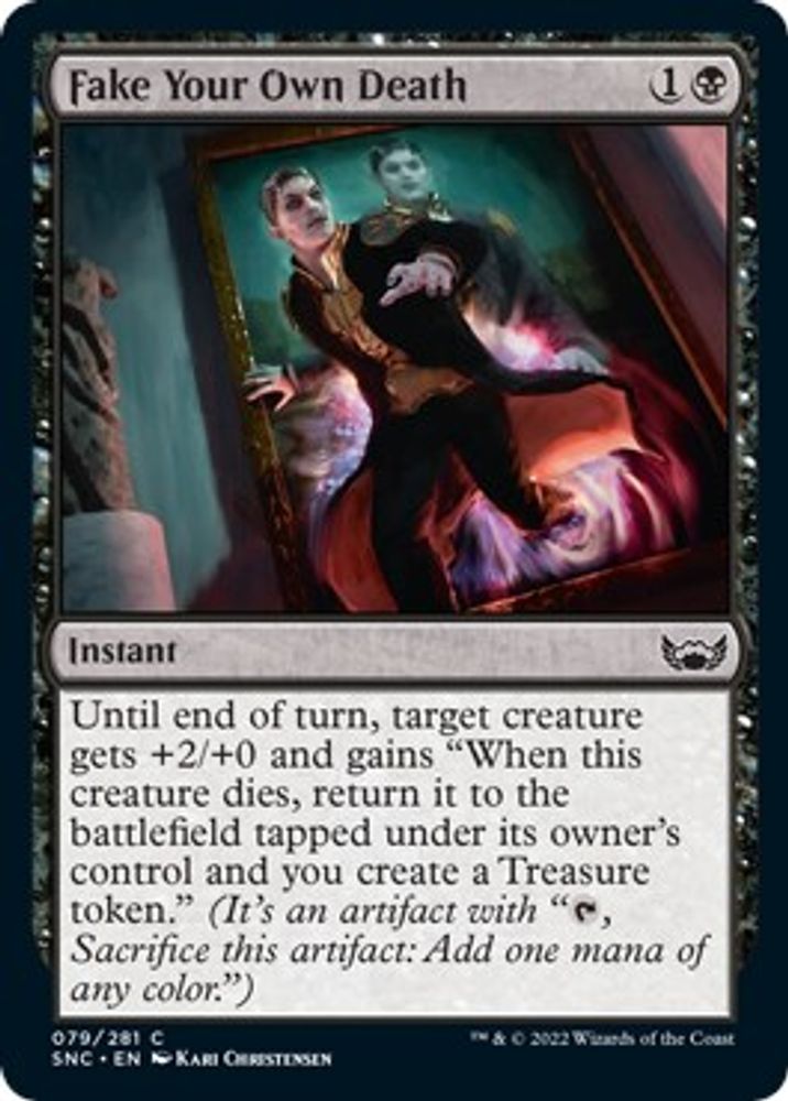 2022 Magic: The Gathering: Streets of New Capenna (SNC) - Fake Your Own Death (#79, Common) (, Near Mint)