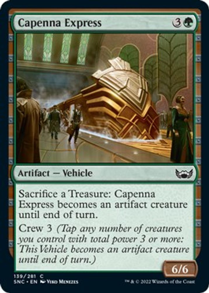 2022 Magic: The Gathering: Streets of New Capenna (SNC) - Capenna Express (#139, Common) (, Near Mint)