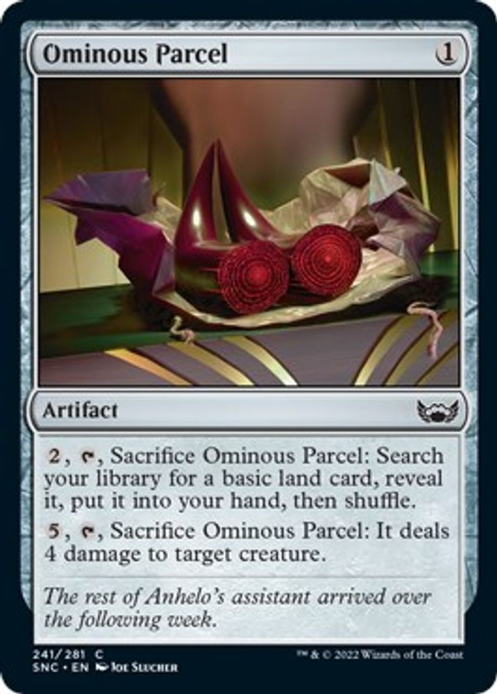 2022 Magic: The Gathering: Streets of New Capenna (SNC) - Ominous Parcel (#241, Common) (, Near Mint)