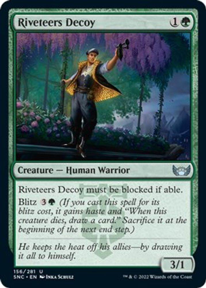 2022 Magic: The Gathering: Streets of New Capenna (SNC) - Riveteers Decoy (#156, Uncommon) (, Near Mint)