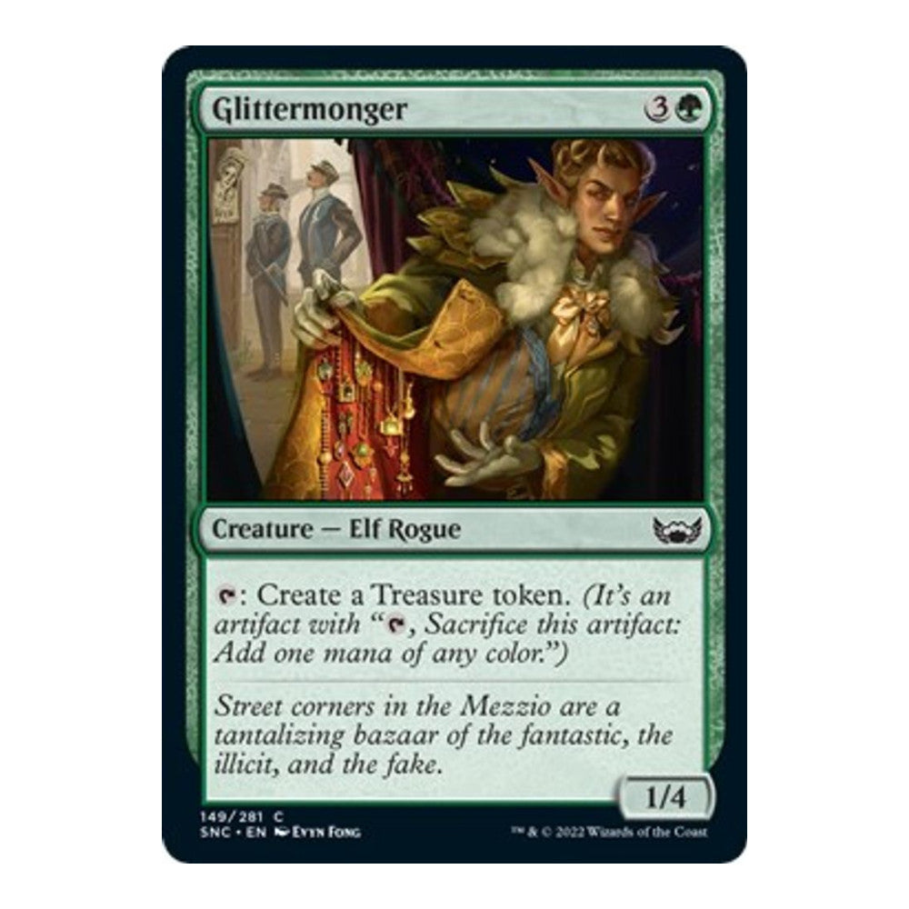 2022 Magic: The Gathering: Streets of New Capenna (SNC) - Glittermonger (#149, Common) (, Near Mint)