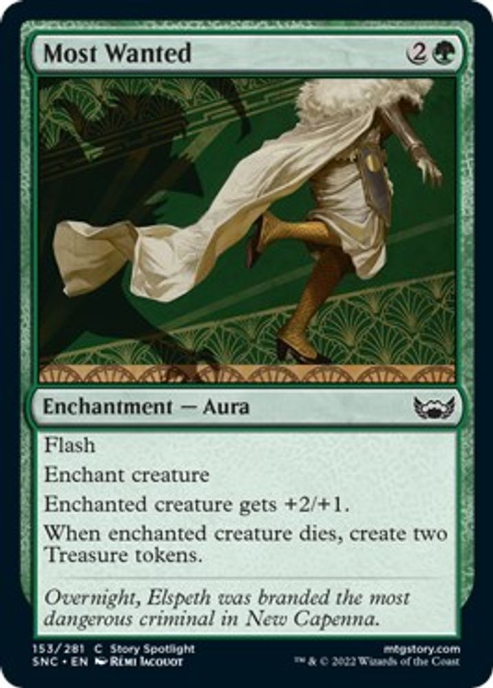 2022 Magic: The Gathering: Streets of New Capenna (SNC) - Most Wanted (#153, Common) (, Near Mint)
