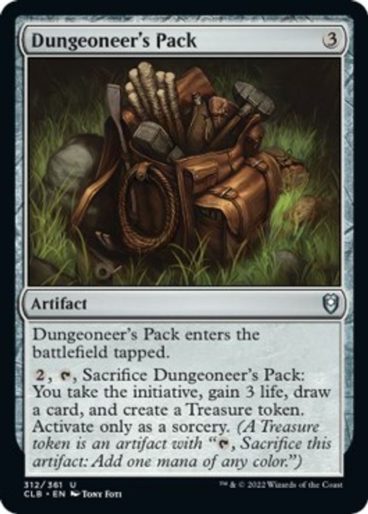 2022 Magic: The Gathering: Commander Legends: Battle for Baldur's Gate (CLB) - Dungeoneers Pack (#312, Uncommon) (, Near Mint)