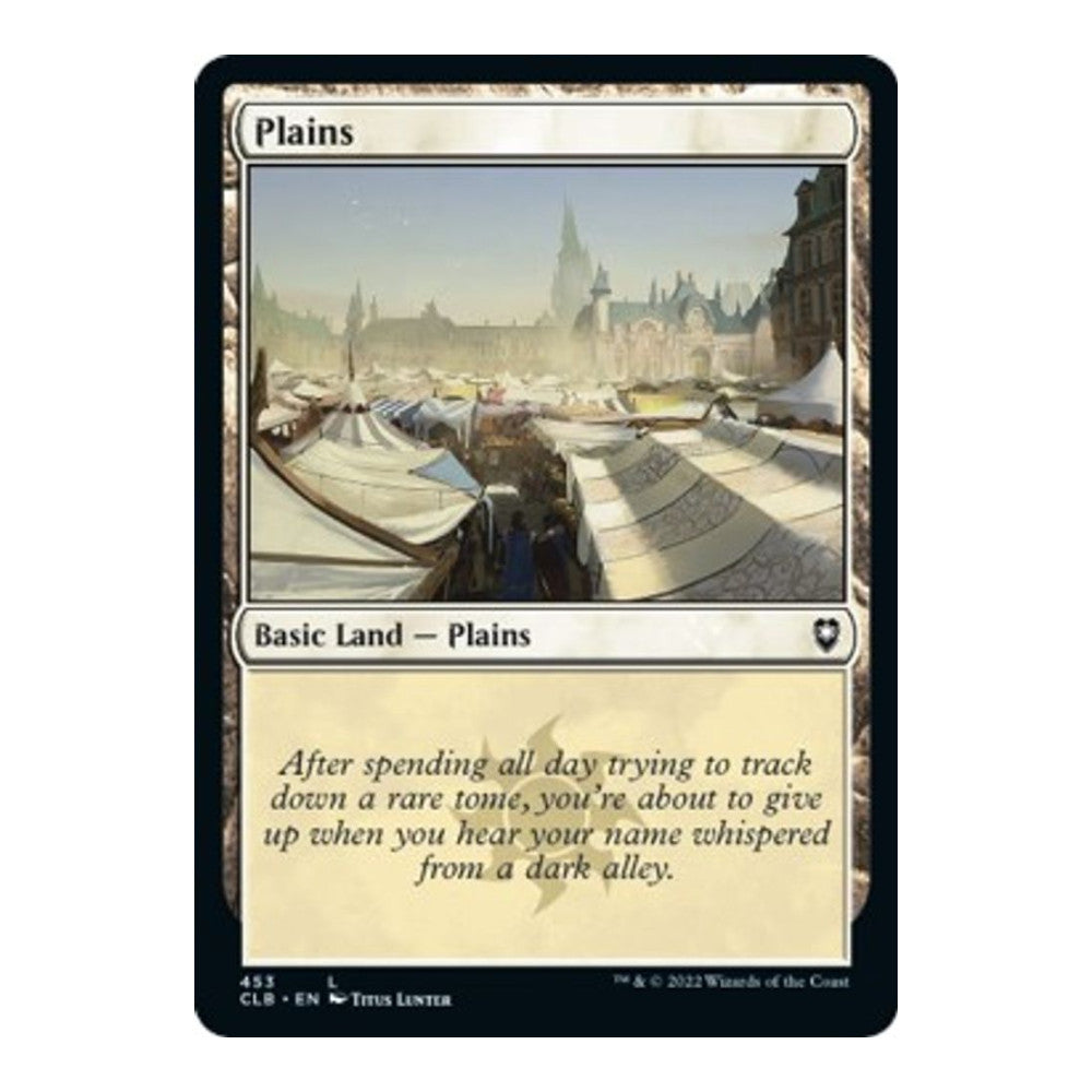 2022 Magic: The Gathering: Commander Legends: Battle for Baldur's Gate (CLB) - Plains 453 (#453, Land) (, Near Mint)