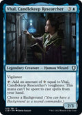 2022 Magic: The Gathering: Commander Legends: Battle for Baldur's Gate (CLB) - Vhal Candlekeep Researcher (#102, Uncommon) (, Near Mint)