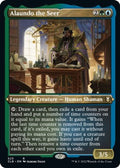 2022 Magic: The Gathering: Commander Legends: Battle for Baldur's Gate (CLB) - Alaundo the Seer Foil Etched (#523, Rare) (Foil, Near Mint)