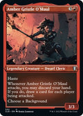 2022 Magic: The Gathering: Commander Legends: Battle for Baldur's Gate (CLB) - Amber Gristle OMaul Foil Etched (#502, Uncommon) (Foil, Near Mint)