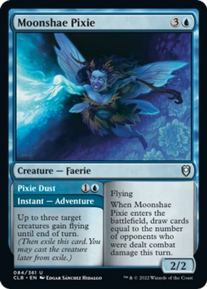 2022 Magic: The Gathering: Commander Legends: Battle for Baldur's Gate (CLB) - Moonshae Pixie (#84, Uncommon) (, Near Mint)