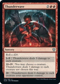 2022 Magic: The Gathering: Commander Legends: Battle for Baldur's Gate (CLB) - Thunderwave (#201, Uncommon) (, Near Mint)
