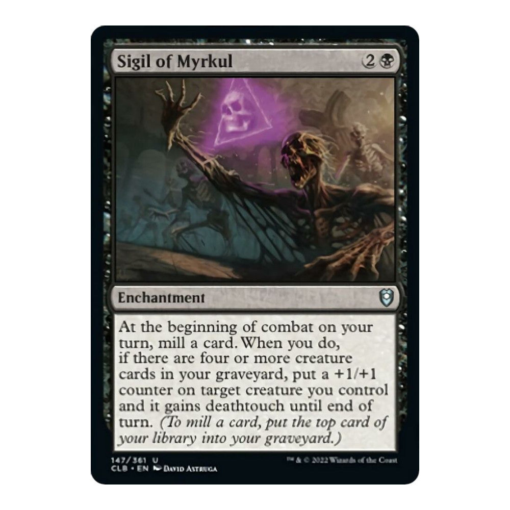 Sigil of Myrkul - Commander Legends: Battle for Baldur's Gate () - Near Mint -