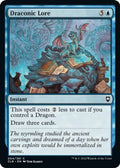 2022 Magic: The Gathering: Commander Legends: Battle for Baldur's Gate (CLB) - Draconic Lore (#64, Common) (, Near Mint)