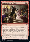 2022 Magic: The Gathering: Commander Legends: Battle for Baldur's Gate (CLB) - Coronation of Chaos (#168, Common) (, Near Mint)