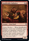 2022 Magic: The Gathering: Commander Legends: Battle for Baldur's Gate (CLB) - Insufferable Balladeer (#184, Common) (, Near Mint)