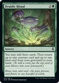 2022 Magic: The Gathering: Commander Legends: Battle for Baldur's Gate (CLB) - Druidic Ritual (#227, Common) (, Near Mint)