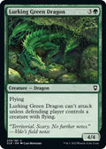 2022 Magic: The Gathering: Commander Legends: Battle for Baldur's Gate (CLB) - Lurking Green Dragon (#239, Common) (, Near Mint)