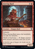 2022 Magic: The Gathering: Commander Legends: Battle for Baldur's Gate (CLB) - Stirring Bard (#195, Common) (, Near Mint)