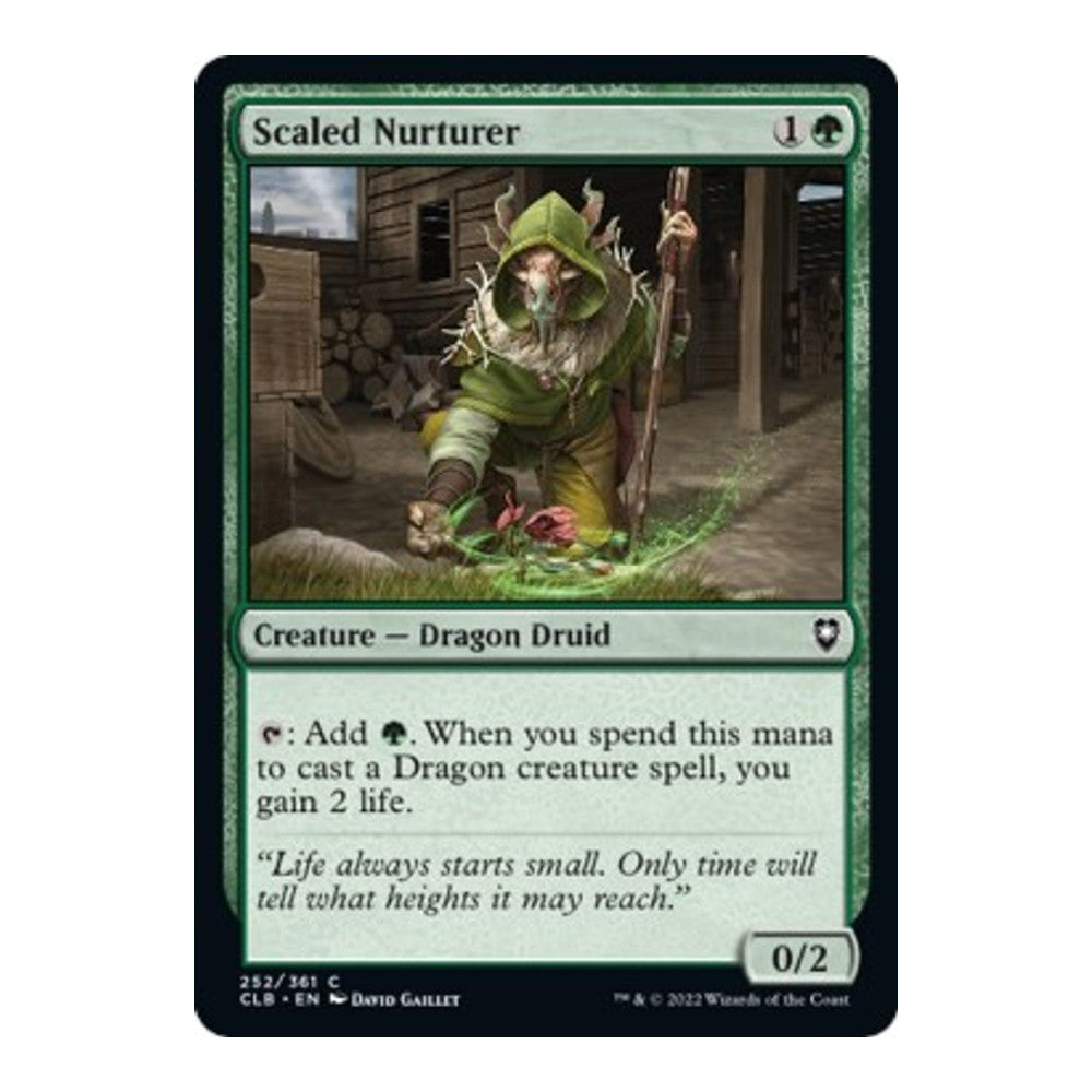 Scaled Nurturer - Commander Legends: Battle for Baldur's Gate () - Near Mint -